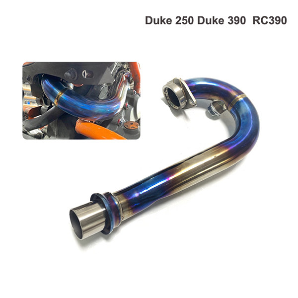 2017+ KTM Duke 250 Duke 390 RC390 Exhaust Pipe Titanium
